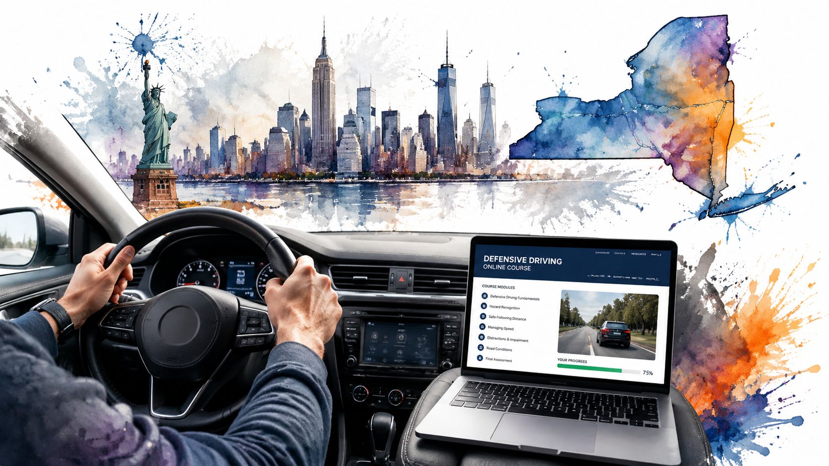 Your Defensive Driving Class Online NY: A Driver’s Guide
