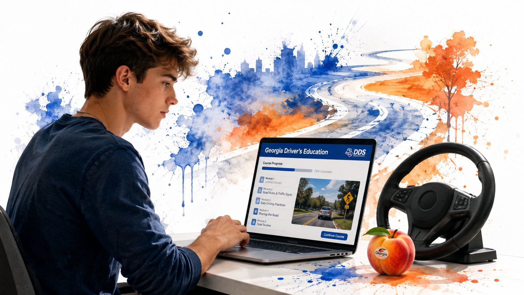 Online Drivers Ed for 18 Year Olds in Georgia: Your Guide