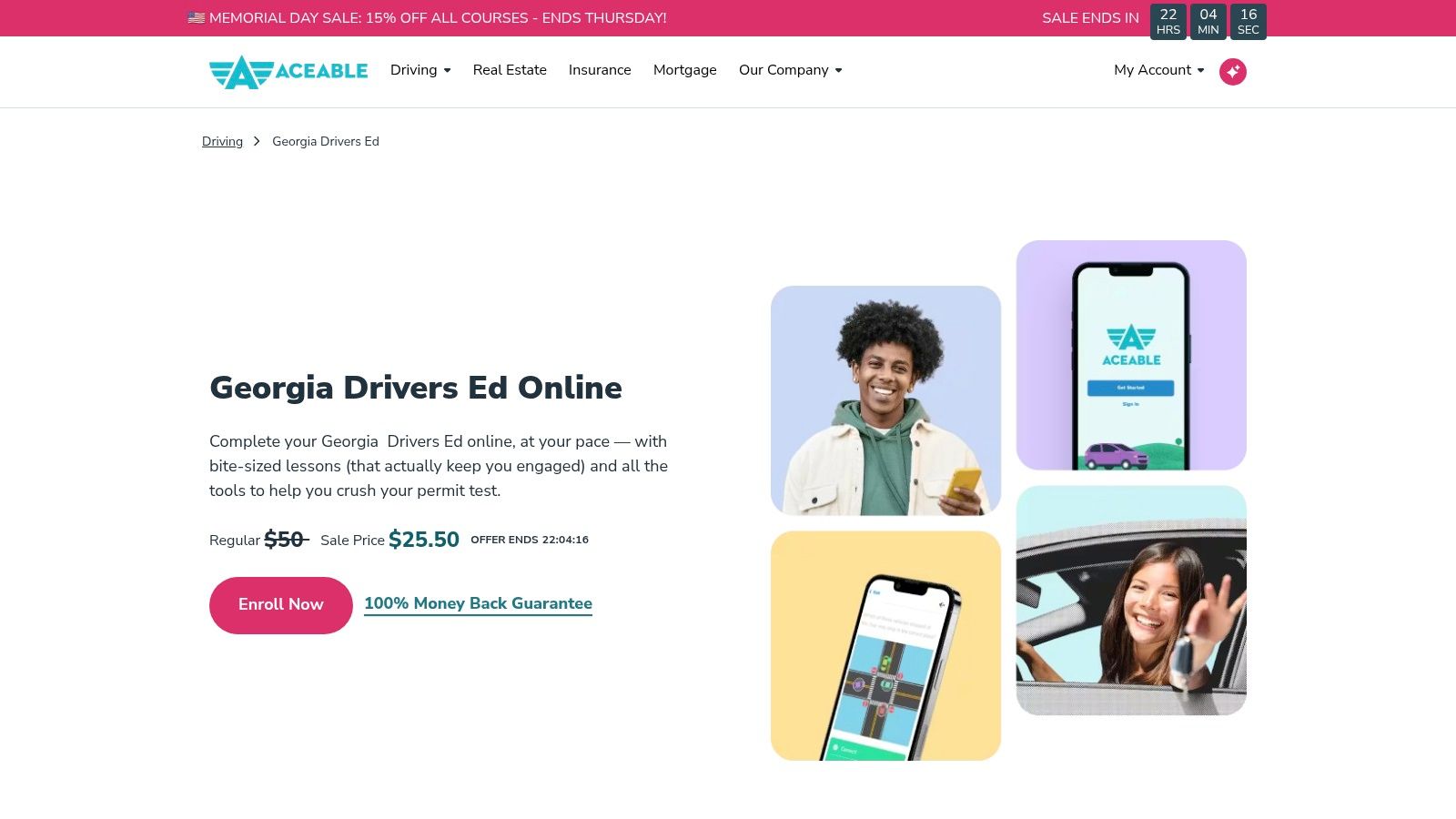 Aceable, Georgia Driver's Ed
