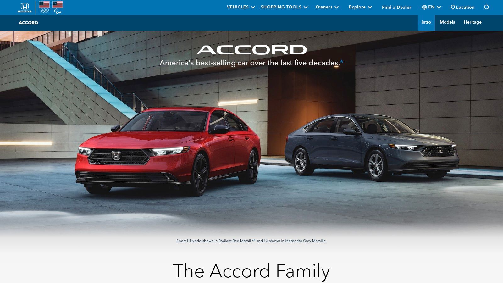 Honda Accord (2021 or newer)