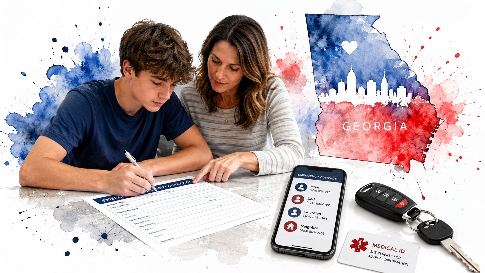 Georgia Drivers: Emergency Contact Information 2026