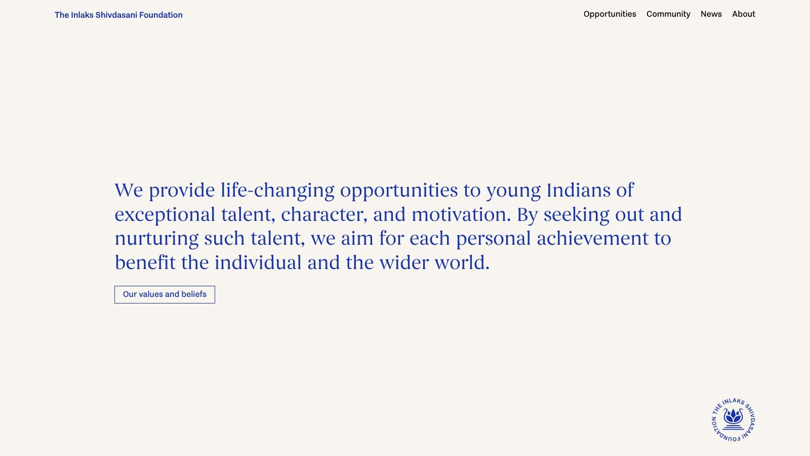 Inlaks Shivdasani Foundation (ISF)