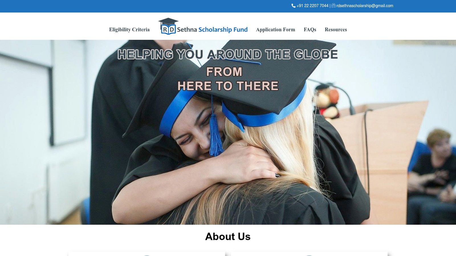 R. D. Sethna Scholarship Fund