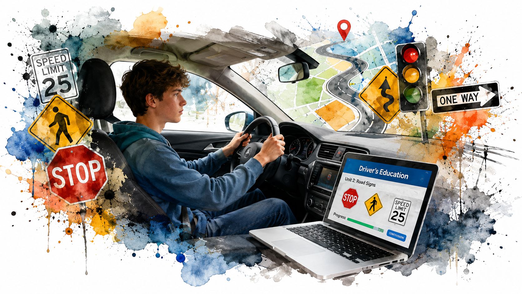 Online Drivers Ed and Behind the Wheel Packages