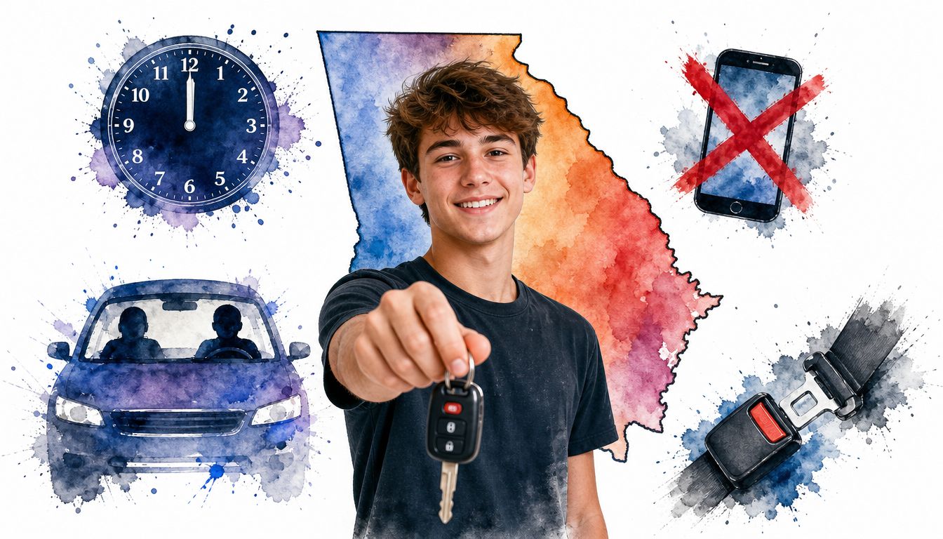 GA Provisional License Restrictions: A Teen Driver’s Guide