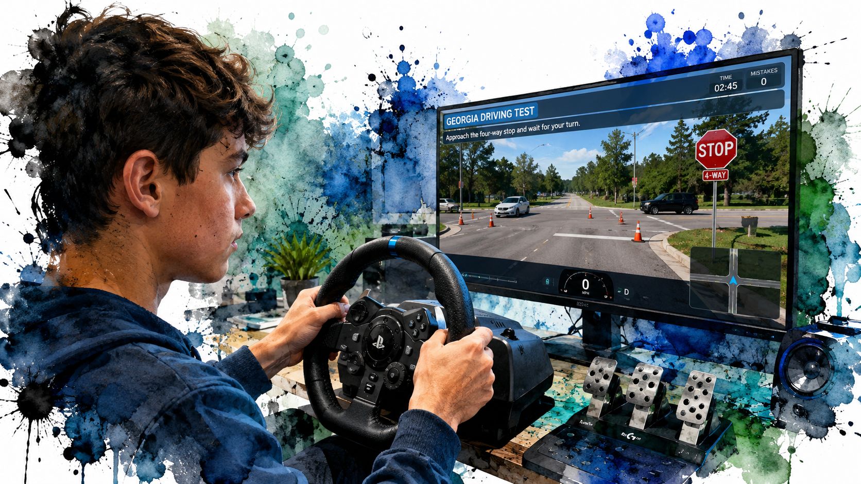 Virtual Driving Test Simulator: Ace Your Georgia Road Test