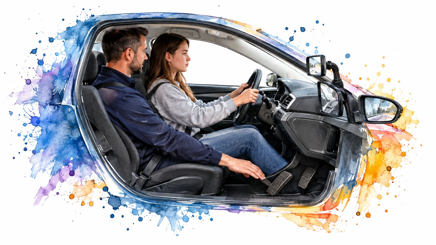 Dual Control Vehicles Explained for Georgia Learners