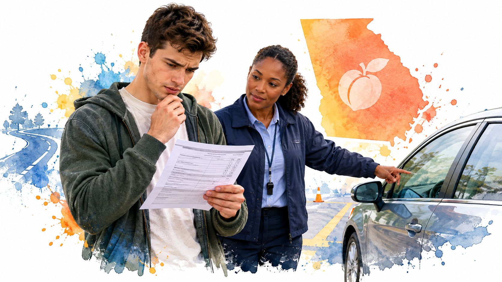Failed Driver Test in Georgia: What to Do Next