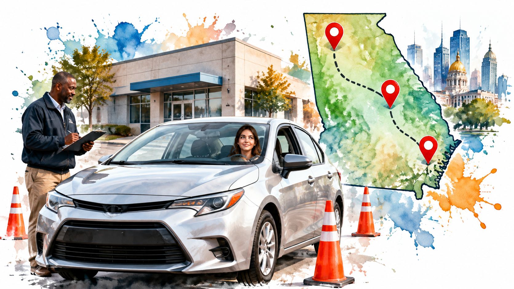Georgia Road Test Sites: 10 Locations and Booking Tips